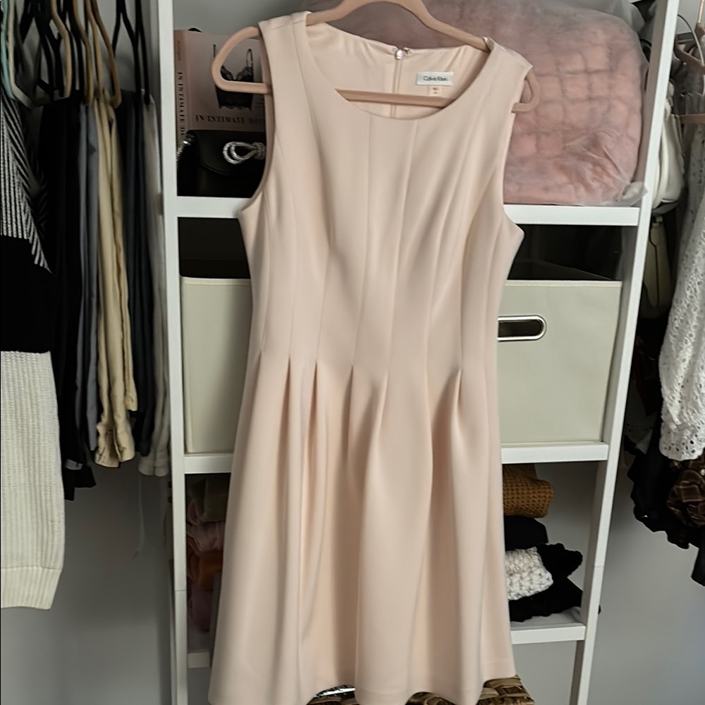 Calvin Klein Women's Sleeveless Dress - Soft Pink